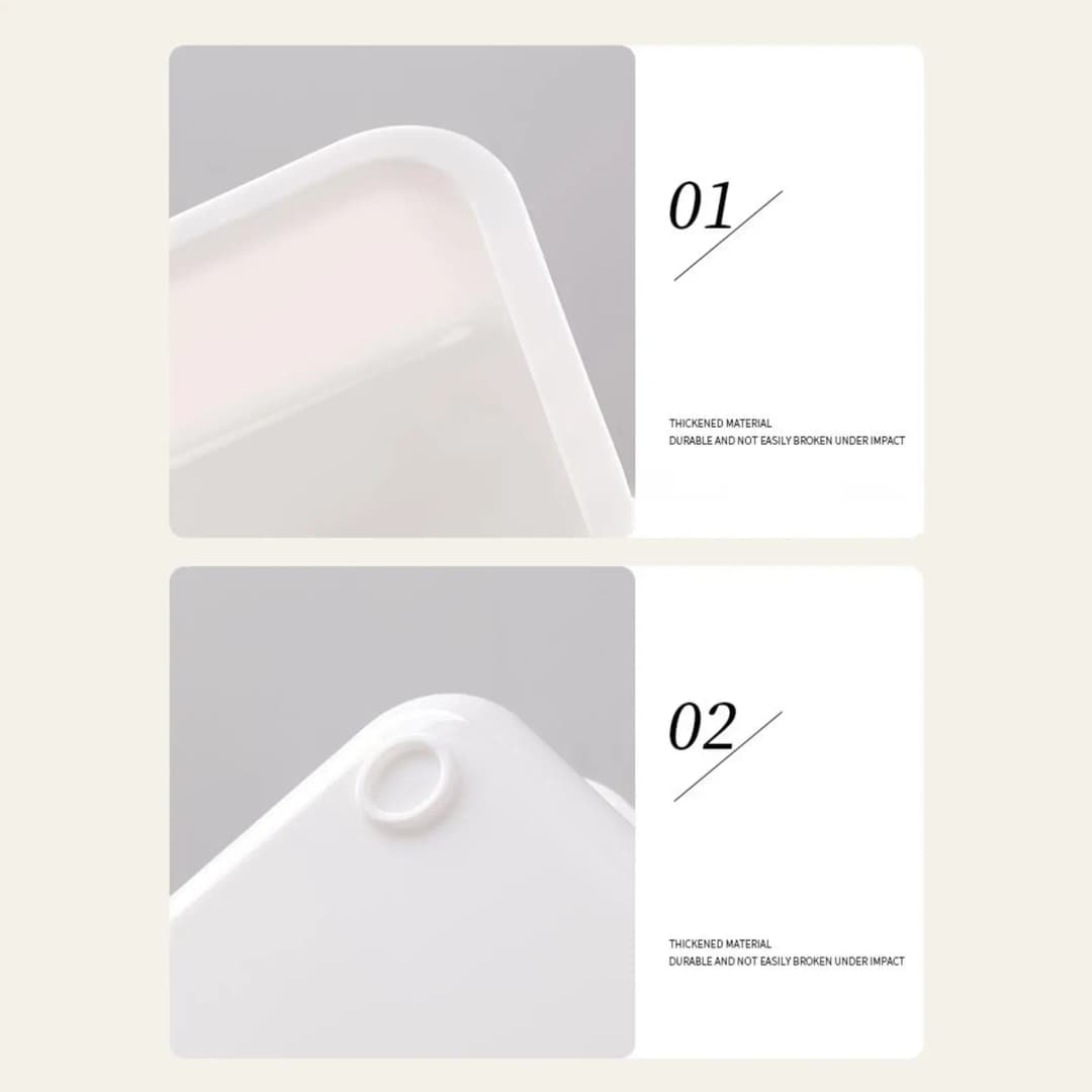 Compact Silverware Organizer with 4 Compartments Flatware Holder, Kitchen Cabinet Countertop Storage Solution Home Use - 2