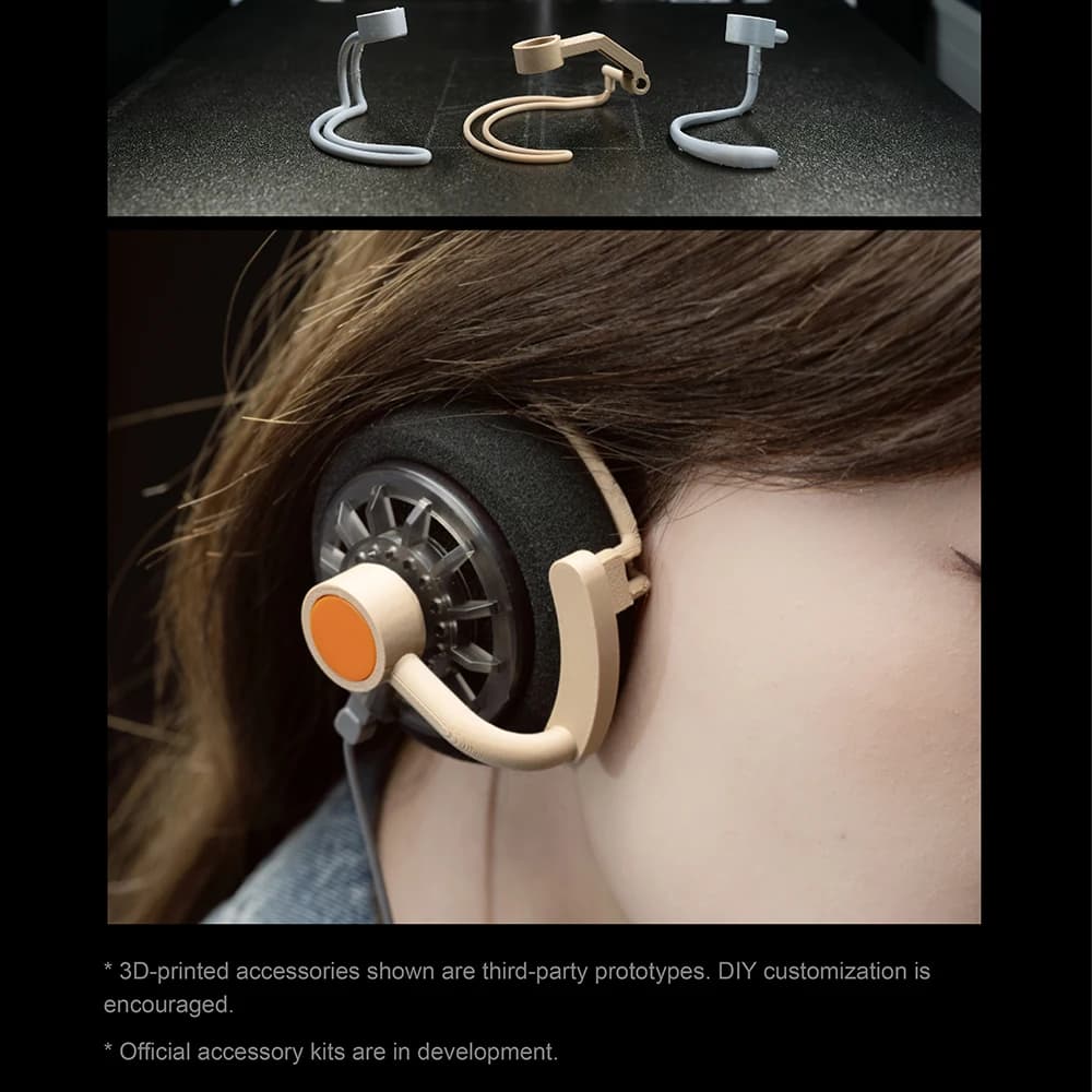 MOONDROP Old Fashioned Portable On-Ear Headphone open-back Headset 0.78mm 2Pin interchangeable cable - 5