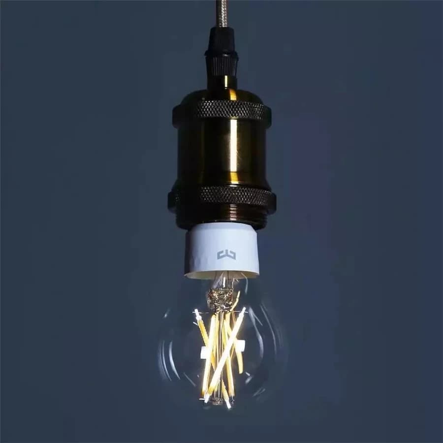 نسخة أمريكية YEELIGHT مصباح LED ذكي E26 اتصال WiFi 120V مصباح زجاج شفاف كلاسيكي متوافق مع HomeKit - 5