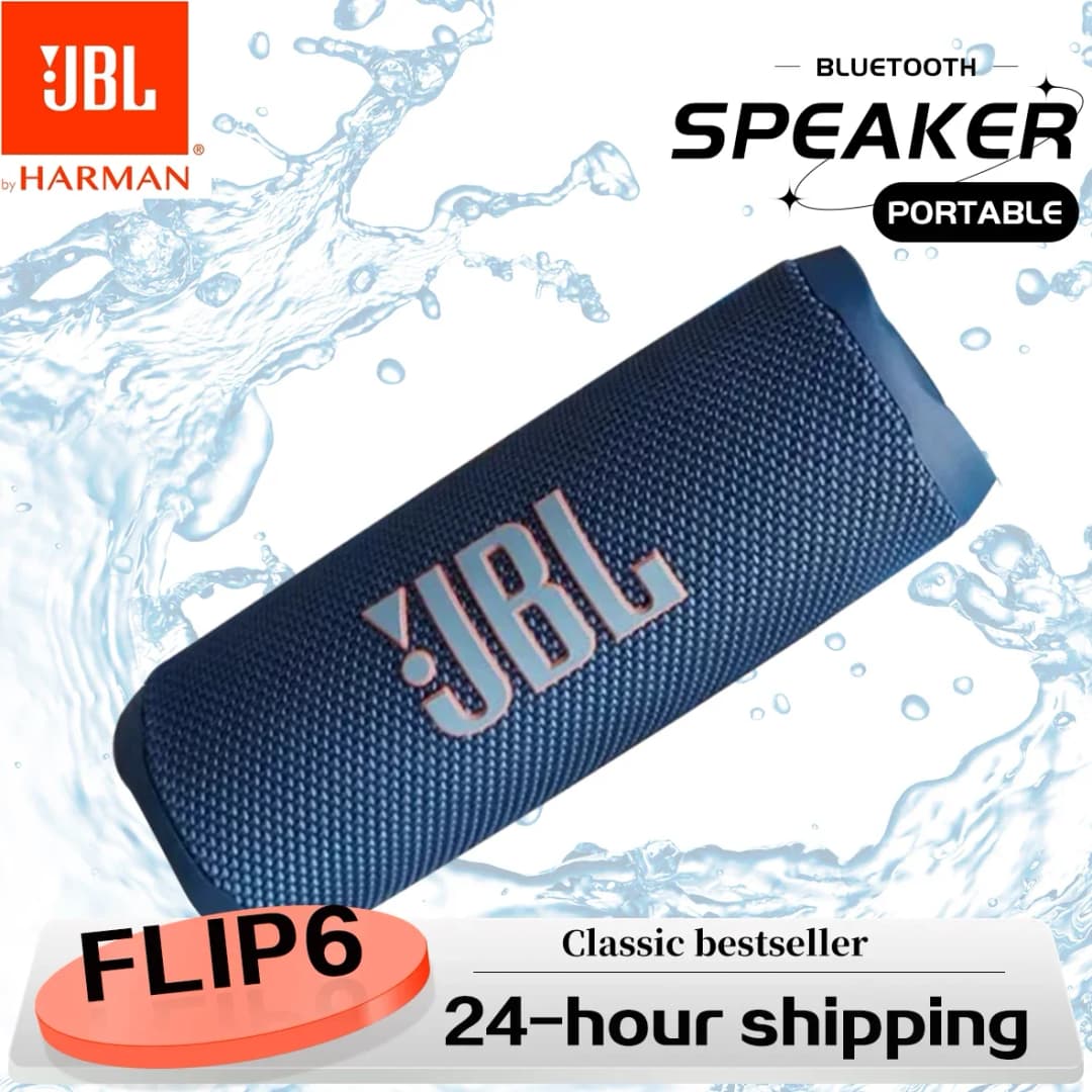 JBL Flip 6 Portable Wireless Bluetooth Speaker - Rugged Waterproof with Enhanced Sound And Independent Tweeters - 3