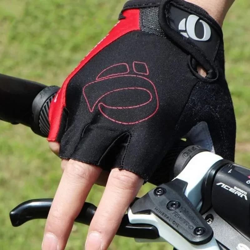 Bicycle Gel Half Finger Gloves Anti Slip Sweat Proof Shockproof Mountain Bike Road Armguard Portable Half Finger Bicycle Gloves - 4