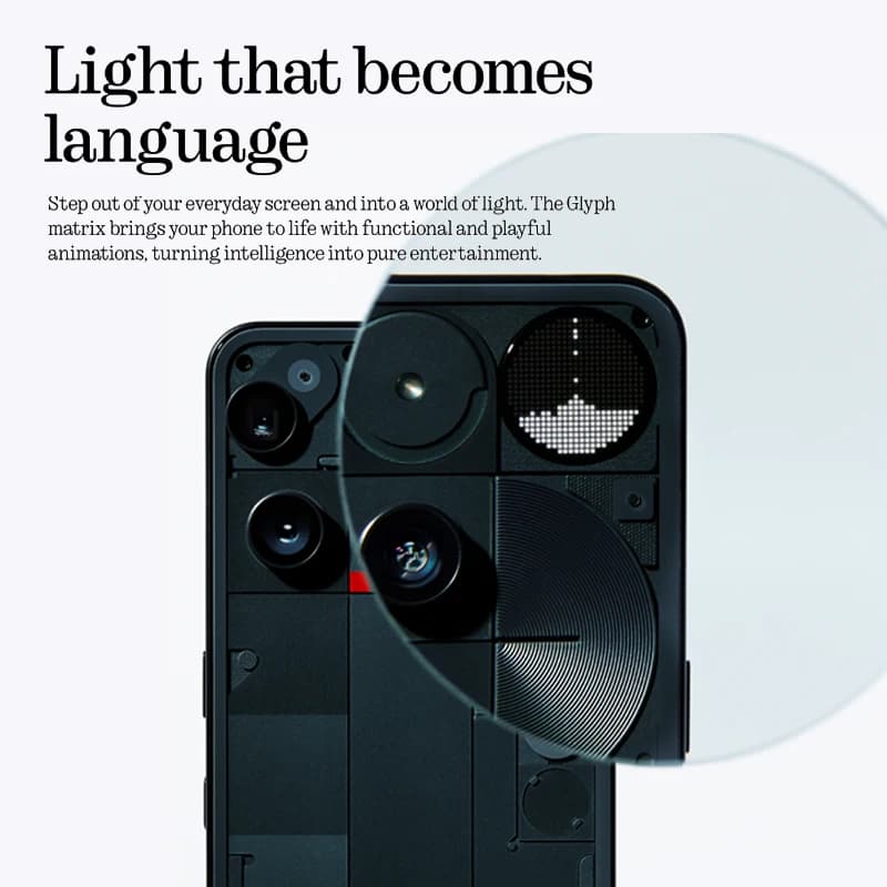 Nothing Phone (3) 5G Global Version Smartphone Qualcomm Snapdragon 8S Gen 4 NFC 6.67‘’ AMOLED 50MP Camera 65W Charging - 6