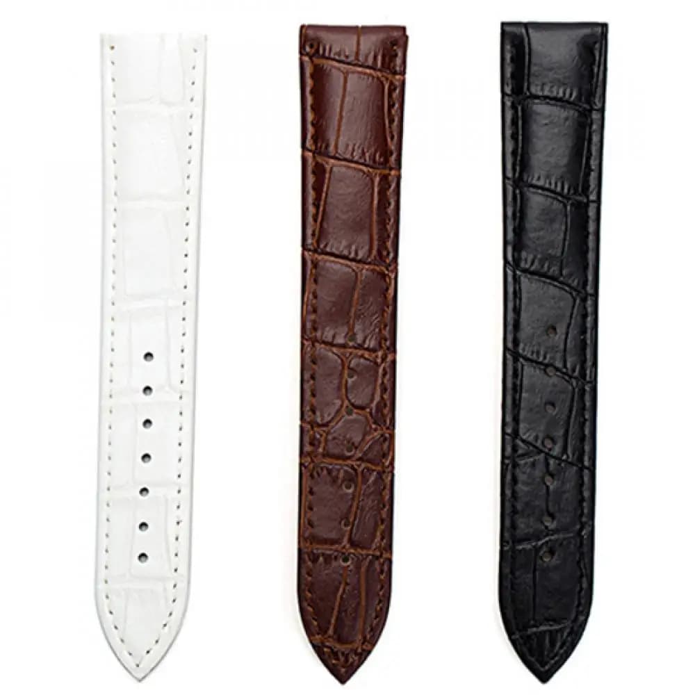 18mm 20mm 22mm Vintage Leather Watchbands Leather Watchband Soft Smart Watch Band Wrist Strap Leather Watch Strap Buckle Band - 5