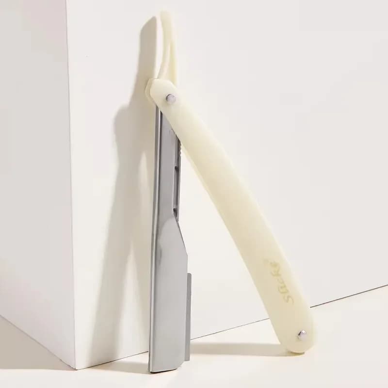 2 Colors Professional Manual Shaver Straight Edge Stainless Steel Sharp Barber Razor Shaving Beard Cutter Shaving Scabbard - 4