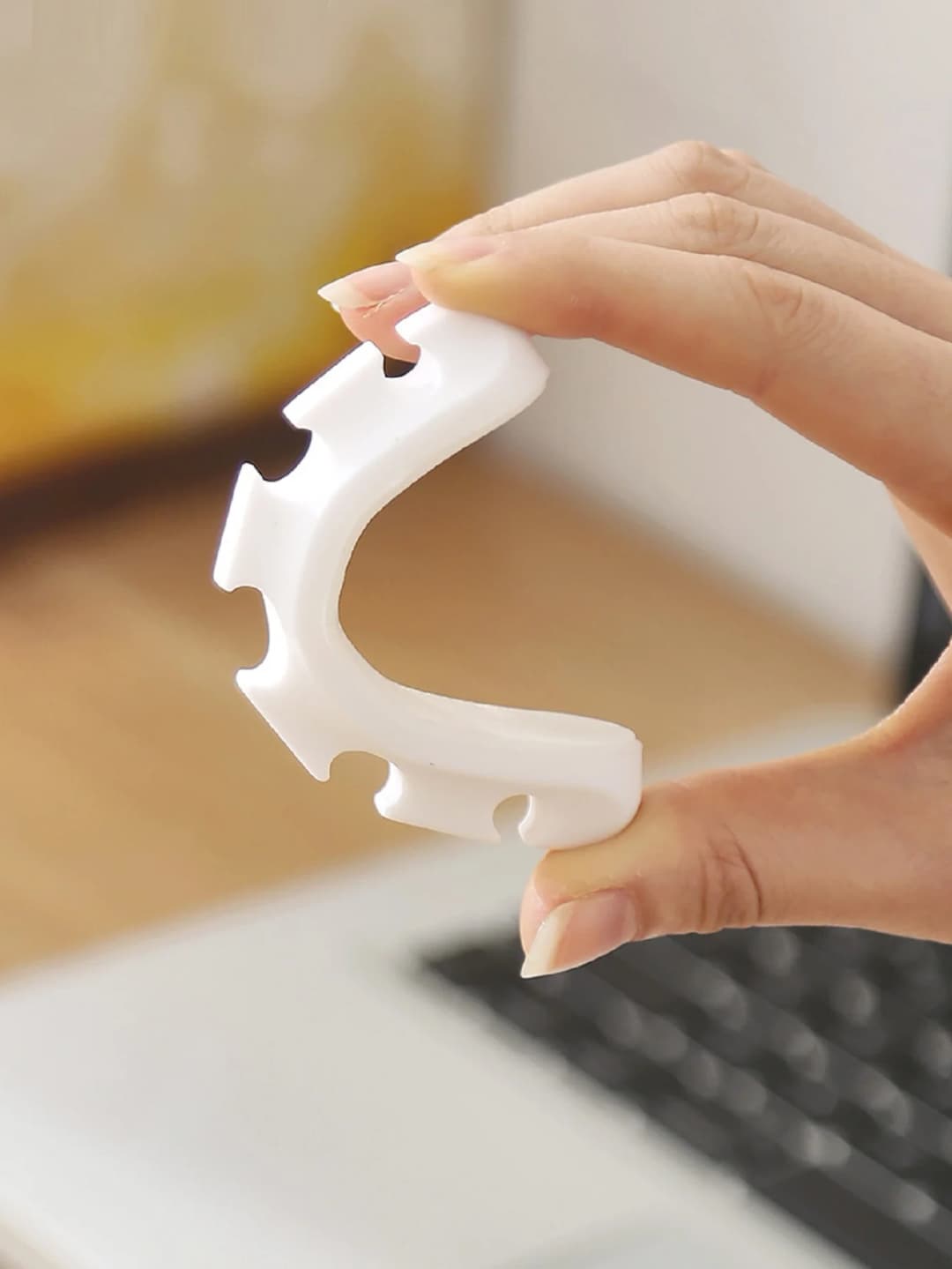 Cable Holder Clips Cable Cord Wire Organizer Silicone USB Cable Winder Management Clips Self Adhesive for Mouse Keyboard Headset - 4