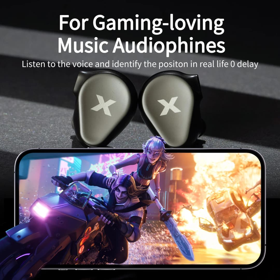 DUNU Titan X HiFi IEM Earphones Dual Magnetic Dynamic Driver Metal Alloy Housing 3.5mm/TypeC Mic Earbuds For Audiophile Gaming - 3