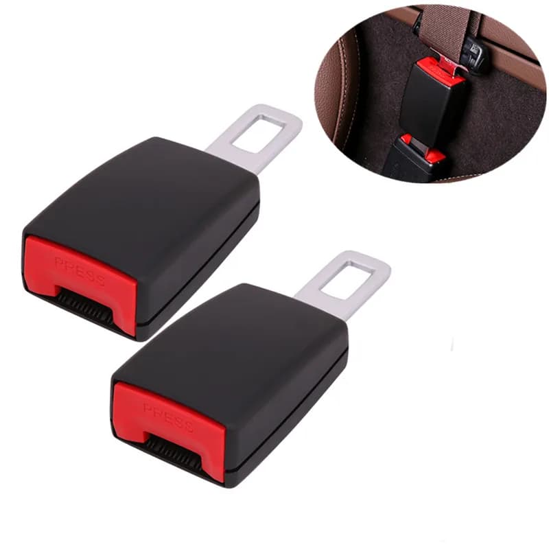 Universal Car Safety Seatbelt Extender Auto Seat Belt Extender Vehicle Thickened Insert Plug Safety Buckle Extension Accessories