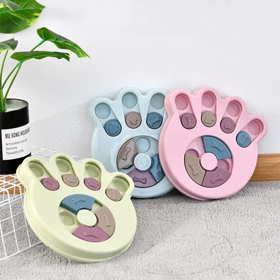Dog Toys Puzzle Slow Feeder Interactive Increase Puppy IQ Food Dispenser Slowly Eating NonSlip Bowl Pet Cat Dogs Training Game - 2