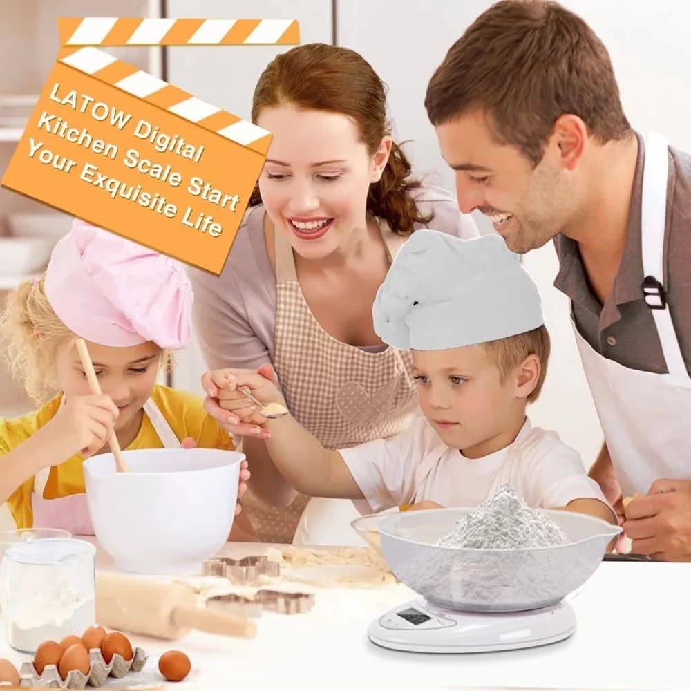 5 كجم/1 جرام 1 كجم/0.1 جرام مقياس رقمي محمول LED موازين إلكترونية البريدية الغذاء قياس الوزن المطبخ LED موازين إلكترونية - 6