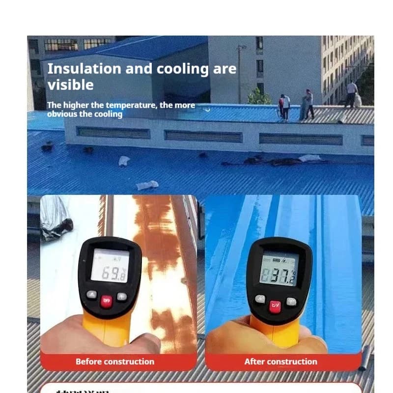 شريط إصلاح الأسطح والجدران بطول 10 متر، لاصق ذاتي، مقاوم للماء ومعزول حرارياً، متين لإصلاح التسريبات والشقوق - 5