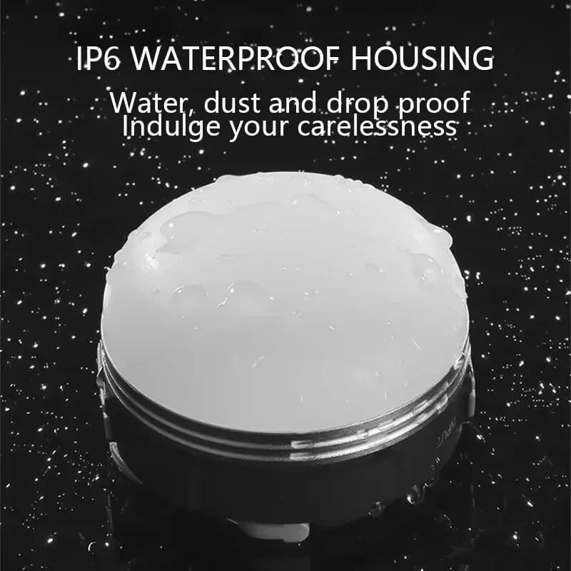 مصباح تخييم محمول، 3 أوضاع إضاءة، مع مغناطيس، مناسب للخيمة والمنزل - 5