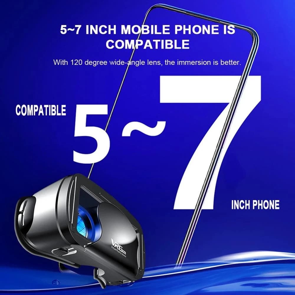 VRG Pro VR نظارات الواقع الافتراضي سماعة أجهزة Viar ثلاثية الأبعاد خوذة نظارات العدسات الذكية للهواتف الذكية لعبة الهاتف الخليوي مجموعة الهاتف المحمول - 2