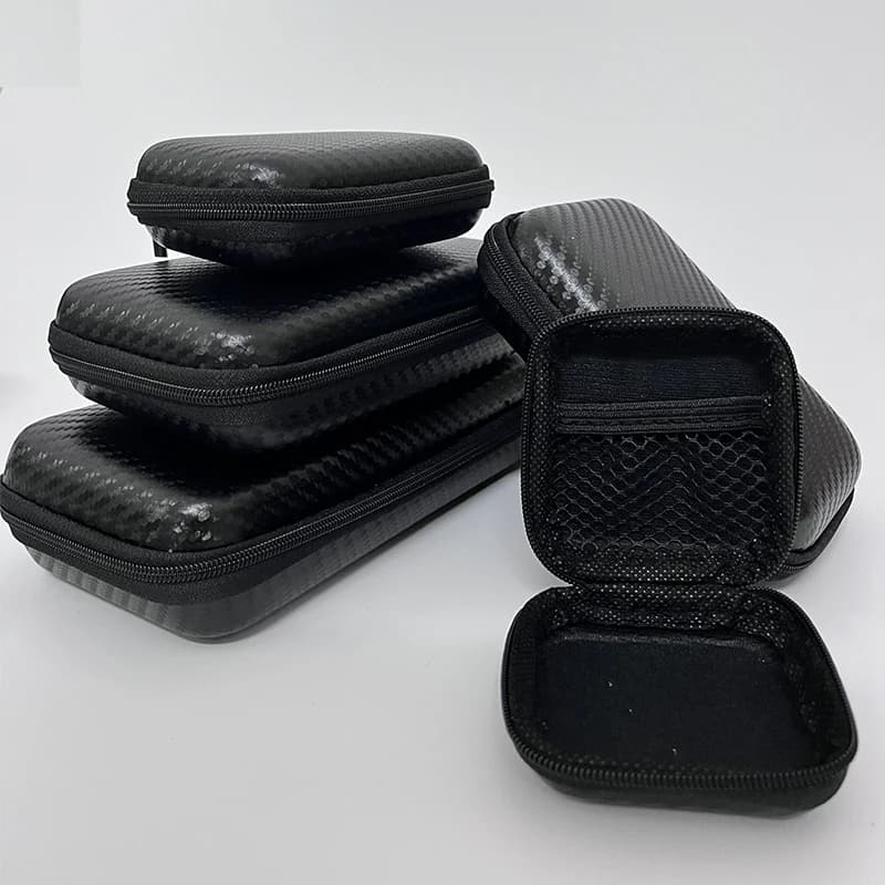 Portable Eva Storage Bag Zipper Pouch Mobile Phone Charger Protection Bag Mobile Hard Disk Bag U Disk Data Cable Storage - 2