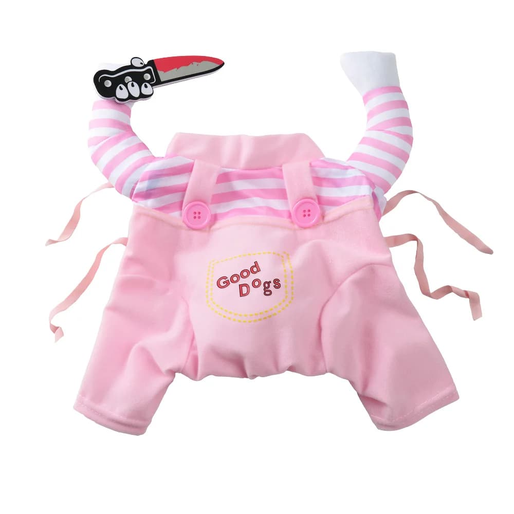 زي تنكري للكلاب الصغيرة والمتوسطة والكبيرة والقطط أزياء حفلات الهالوين جاكيت لطيف للكلاب ملابس للابرادور والبولدوغ والحيوانات الأليفة - 4