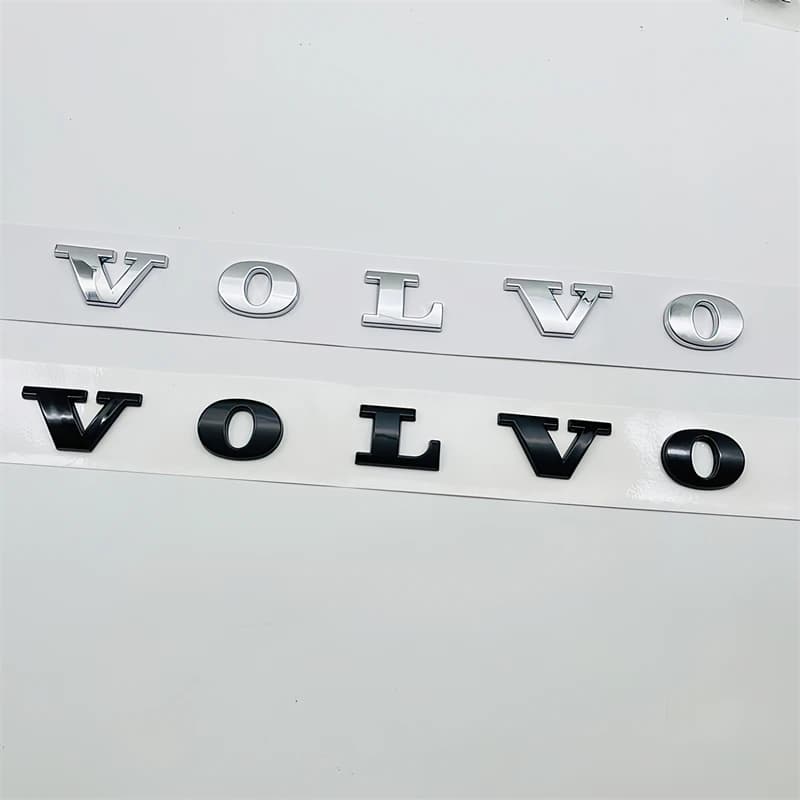 ملصقات معدنية لشعار سيارة فولفو لصندوق السيارة لسيارات Xc60 Xc90 V40 V60 S60 V50 V90 S80 C40 XC40 V70 XC70 C30 C70 Rdesign - 6