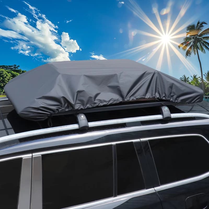 Multi Size Car Roof Rack Cover 210D Oxford Cloth Car Roof Travel Bag Waterproof Rain Cover Luggage Cargo Covers For Off-Road SUV - 6