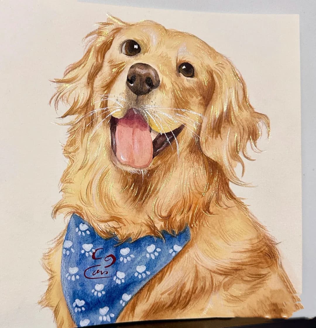 مجموعة ألوان مائية معدنية 20 لونًا، صندوق محمول مع لوحة ألوان مائية صلبة لؤلؤية لامعة، لوازم فنية - 2