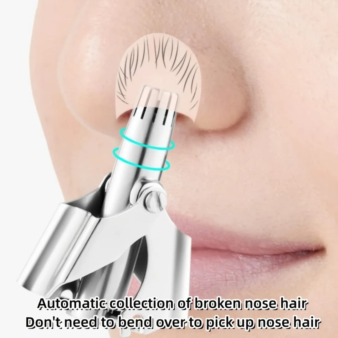 ماكينة تشذيب شعر الأذن المحمولة القابلة للغسل، تنظيف بدون صدأ، تشذيب شعر الأنف بدون ألم، ماكينة حلاقة كهربائية محمولة للرجال، صوت منخفض - 3