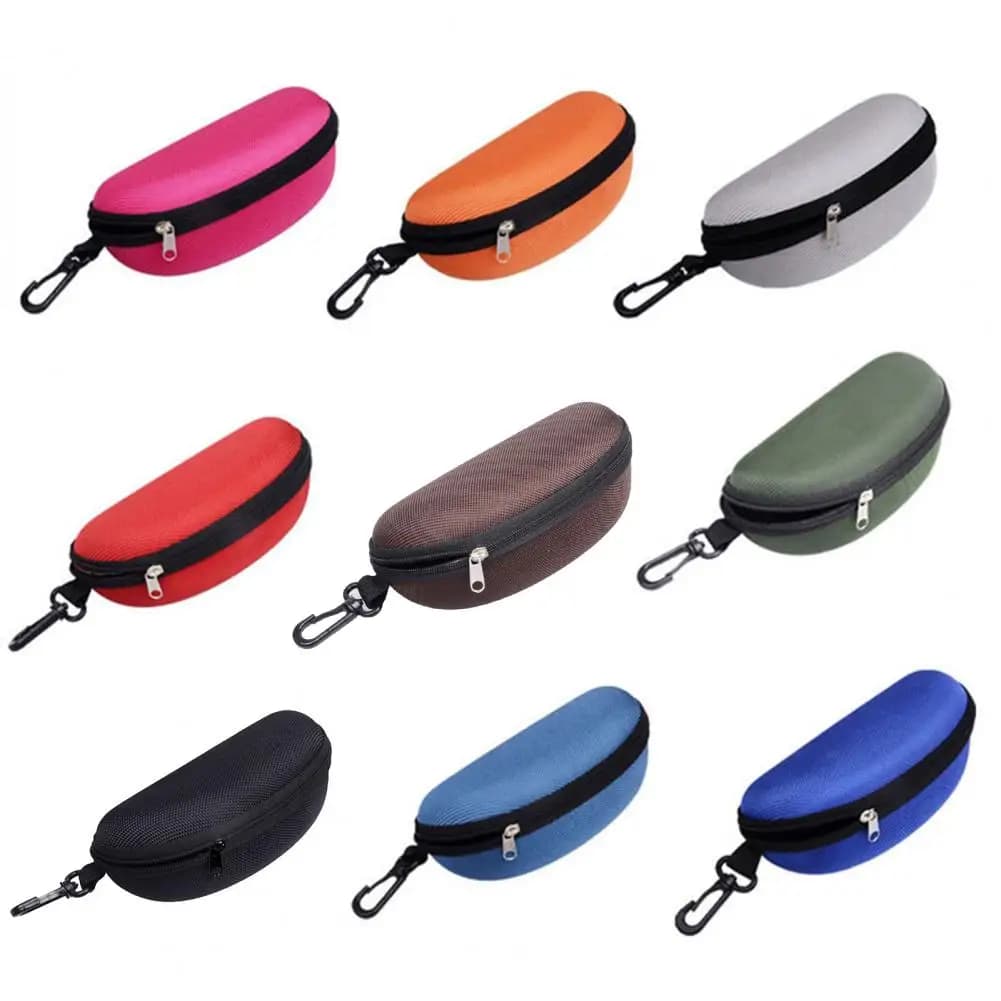 حقيبة حمل مقاومة للماء لنظارات القراءة ، صندوق بسحاب صلب ، واقي ، حزمة نظارات واقية ، صندوق سفر ، حقيبة نظارات