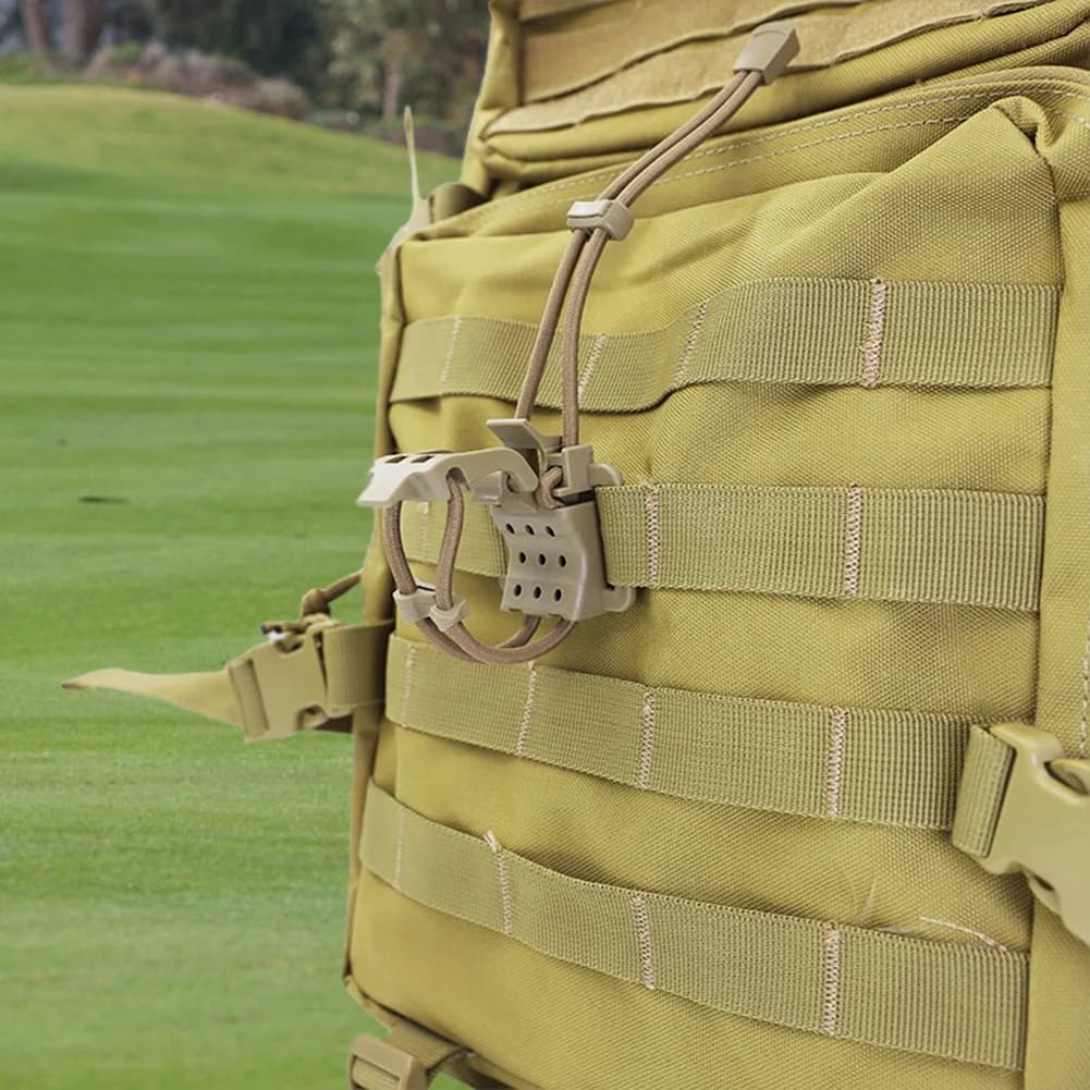 منظم معدات MOLLE، مشبك تثبيت، كشاف، زجاجة ماء، مشبك تعليق متعدد الوظائف، إكسسوارات حقيبة ظهر وسترة خارجية - 5