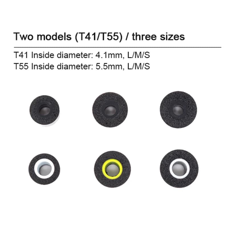 MOONDROP MIS-Tip sponge eartips for KXXS/ Spaceship/S8 earphones(2 pair) - 4
