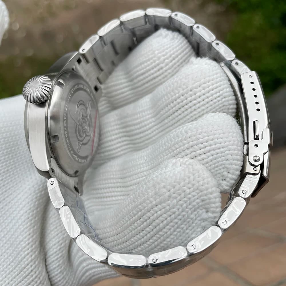 ساعة يد كوارتز STEELFLIER الرسمية SF740V، إضاءة Super C3، مقاومة للماء حتى 200 متر، حركة صامتة VH31، ساعة أعمال عصرية للرجال - 5