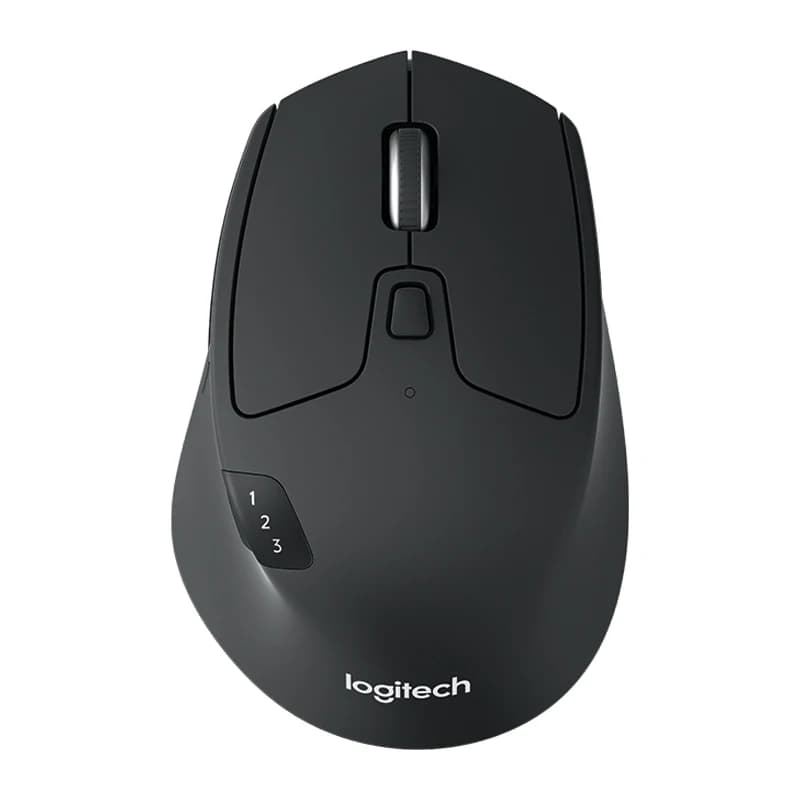 ماوس لاسلكي Logitech M720، بلوتوث ويونيفاينغ، وضع مزدوج، تبديل بين أجهزة متعددة، مناسب للمكتب والمنزل والكمبيوتر المحمول - 2