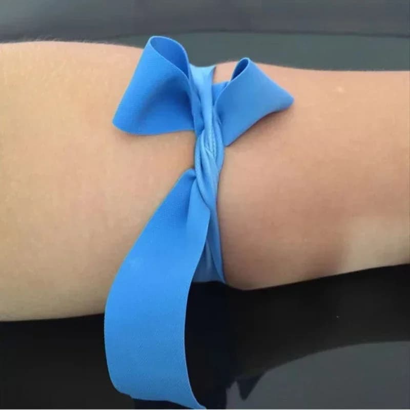 لفة واحدة من أربطة التورنيكيه القابلة للتصرف، مطاطية وخالية من اللاتكس، معدات طوارئ طبية للتخييم والبقاء - 3