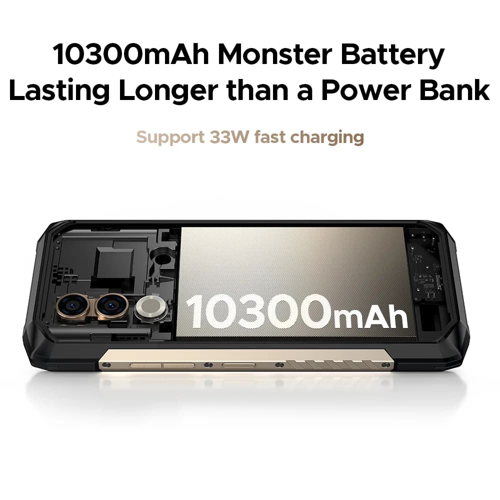 World Premiere DOOGEE Blade20 Turbo 5G Rugged Phone Android 15 Gemini Al 6.6'' HD+ 8GB 256GB AI Dual Camera 10300mAh Battery - 6