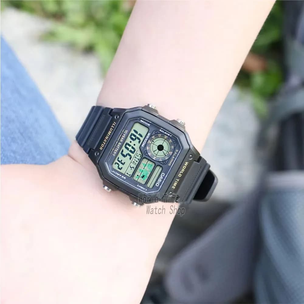 Casio watch Youth Men's Outdoor Sports Watch relogio masculino AE-1200WH-1B - 5