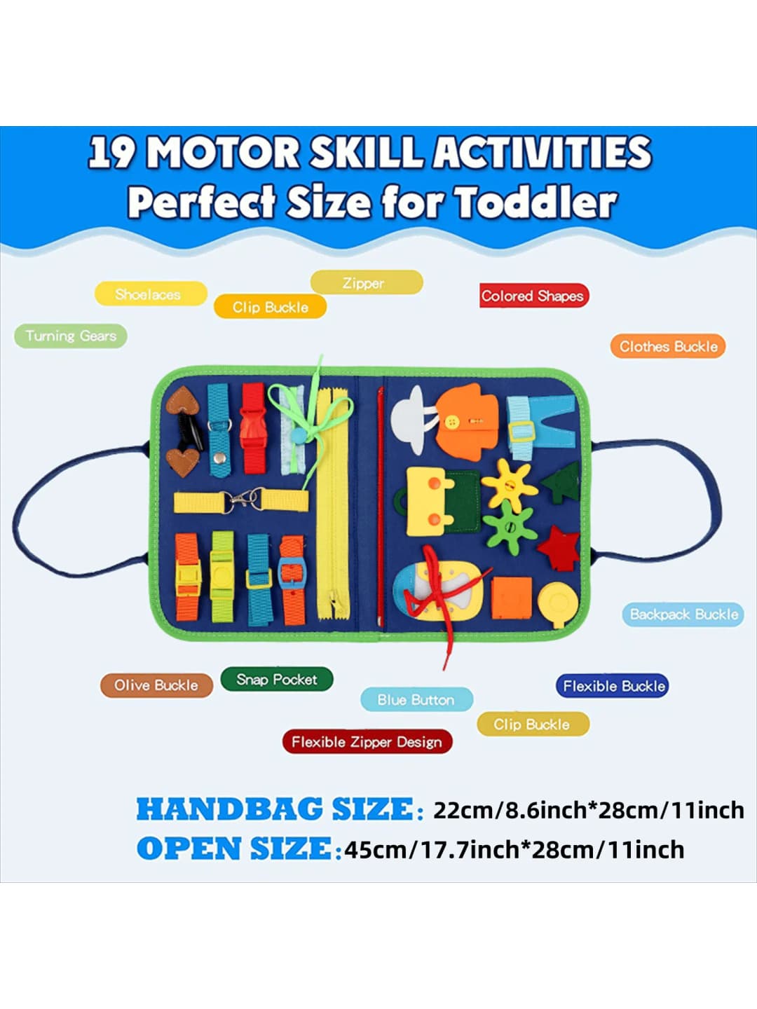 كتاب أنشطة مونتيسوري، كتاب هادئ، لوحة أنشطة، كتاب تعليمي حسي للأطفال - 2