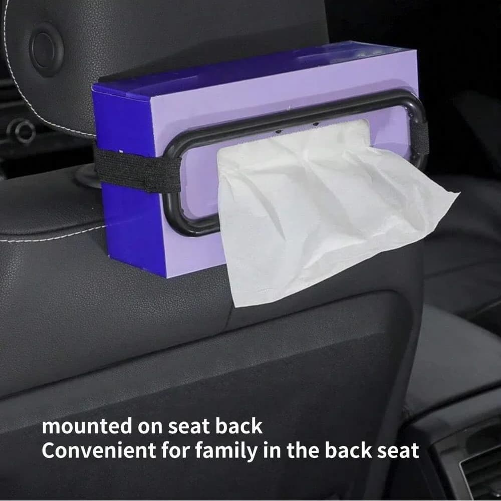 Car Paper Towel Organizer Make Your Car Interior Stylish & Organized With This Creative Sunshade Clip-On Tissue Box - 3