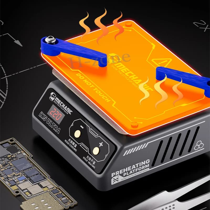 MECHANIC IX5 ULTRA Constant Temperature Heating Welding Table Mobile For Phone Screen Removal Lamp Bead Welding Repair Bench - 4