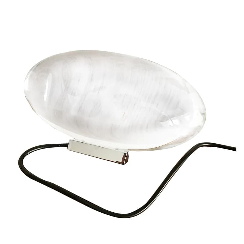 مصباح طاولة بتصميم إيطالي LED عين السماء الكريستالية شحن مجاني مصابيح على شكل بيضة ديكور غرفة المعيشة غرفة النوم إضاءة بروجكتور ليلي - 6