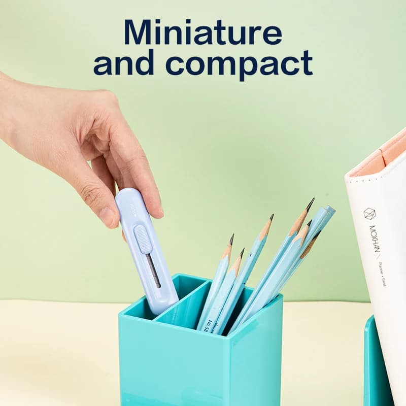 DELI SK5 Blade Precision Cutter Mini Utility Knife with Snap-Off Blade Professional Paper Cutting Tool for Crafts Artwork Use - 4