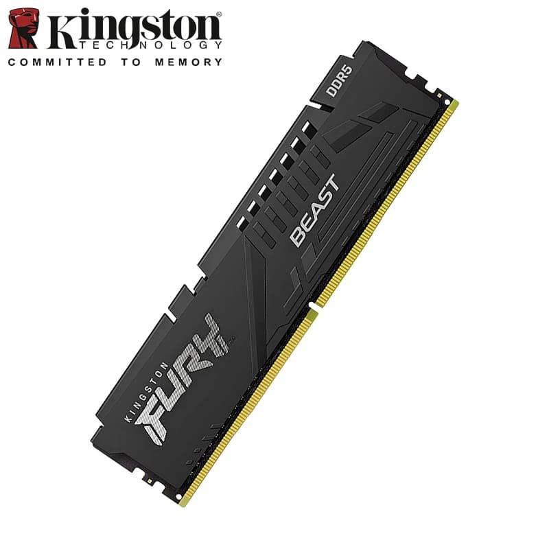 Kingston FURY Beast DDR5 Memory 5600MHz 6000MHz 16GB 32GB Single Module RAM Stick for Intel XMP Desktop Computer Memory Module - 6