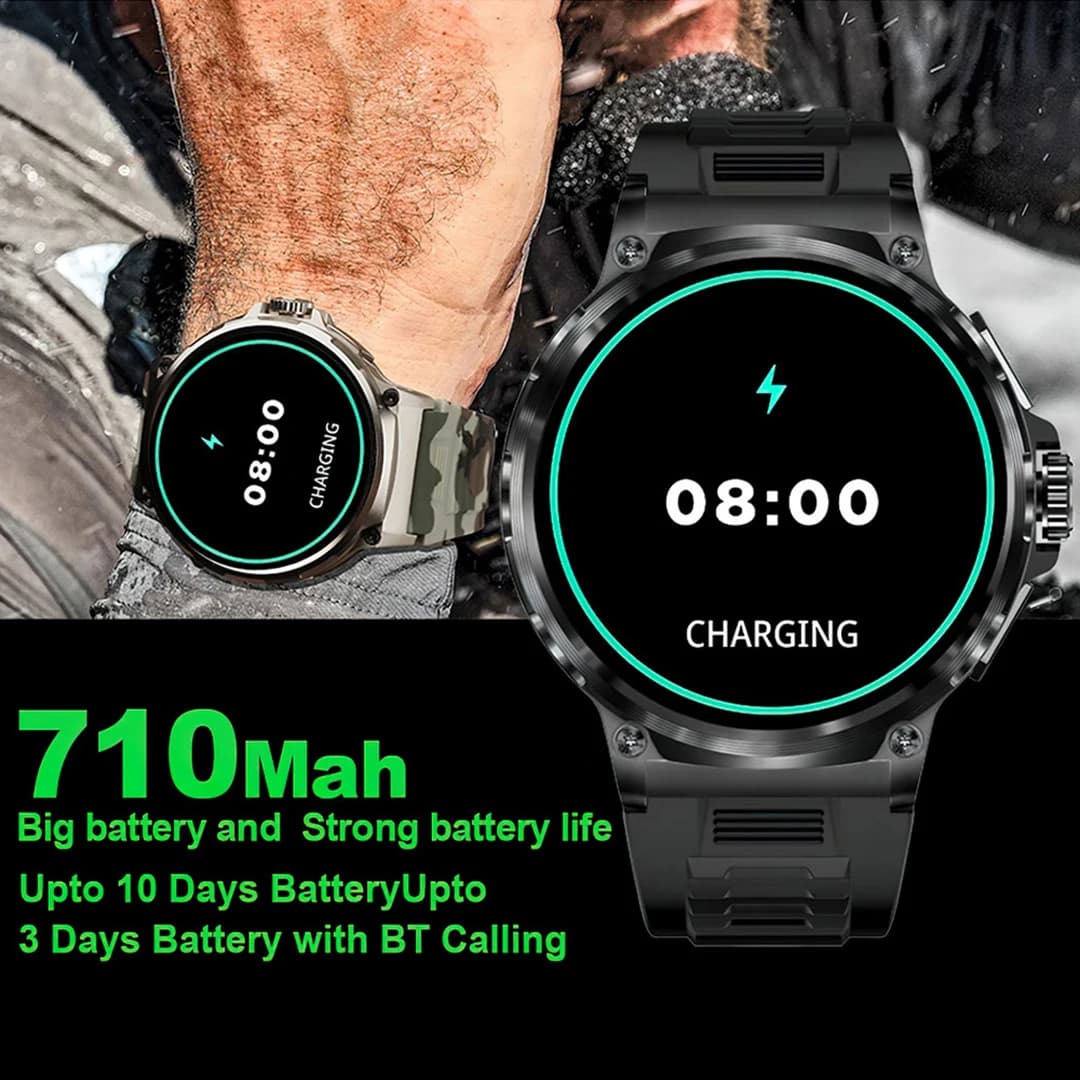 [2023] COLMI V69 1.85" Ultra HD Display Smartwatch Men 710 mAh Large Battery, 400+ Watch Faces Smart Watch For Android iOS Phone - 5