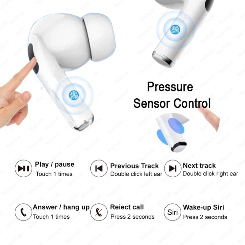 Original Wireless Bluetooth Earphones In Ear Earbuds Sports Noise Cancelling Air Pro TWS Max Headset For Apple iPhone Headphones - 2
