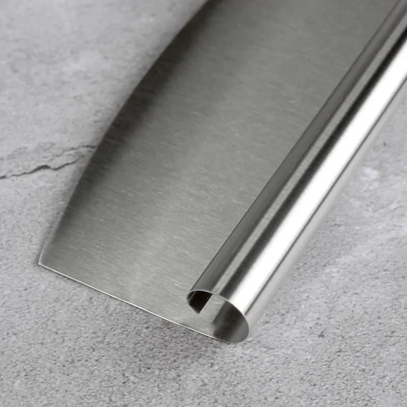 30 سنتيمتر الفولاذ المقاوم للصدأ آلة قطع البيتزا التجارية البيتزا نصف القمر شاكر الفرن نصف دائرة شاكر متعددة الأغراض الحز آلة قطع البيتزا - 3