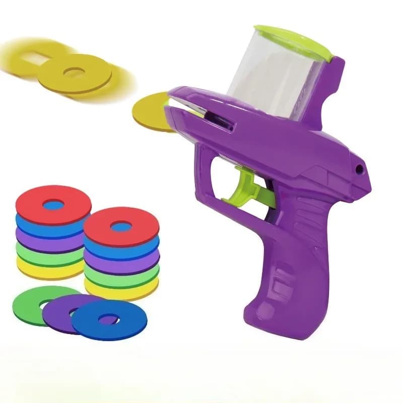 Funny Cat Toys Creative Turnip Gun with 15pcs Reusable Foam Disc Pet Hunting Interactive Toy Dog Cat Pet Supplies - 4