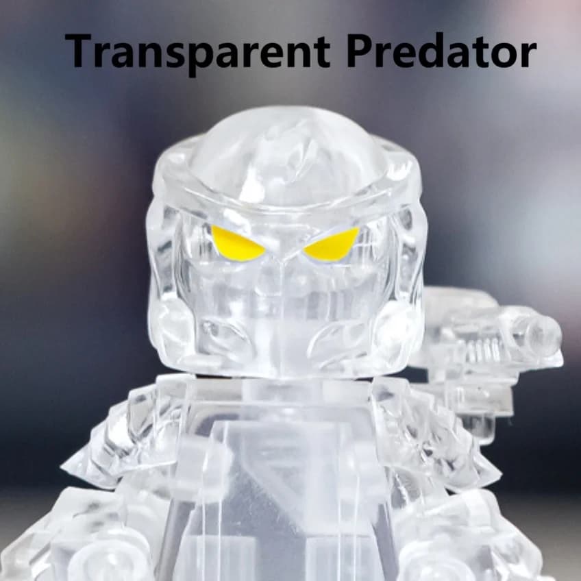مكعبات بناء المفترس الجديدة ألعاب شخصيات الحركة الصغيرة الغريبة - 6