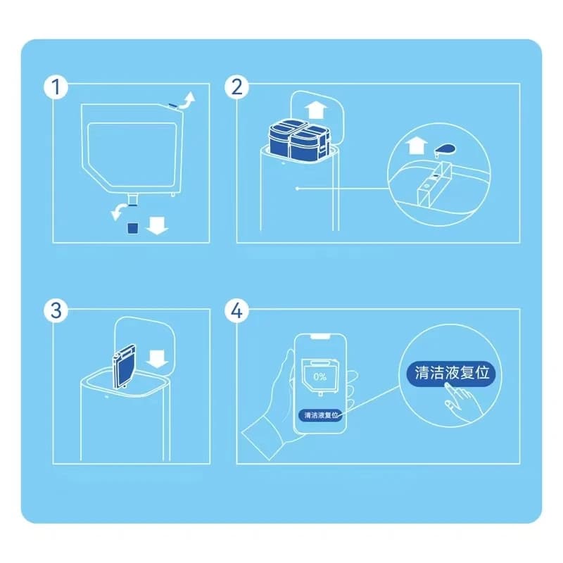 Original Dreame L10s Ultra S10 S10 PRO S10 Plus Special Floor Cleaner 300ml Liquid - 5