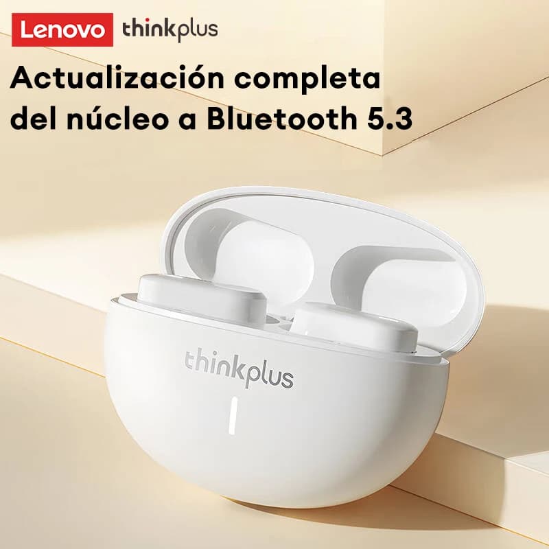 سماعات رأس لينوفو الأصلية LP19 لاسلكية بلوتوث V5.1، رياضية، داخل الأذن، وضع مزدوج، ميكروفون HD، صوت HiFi، تحكم باللمس - 6