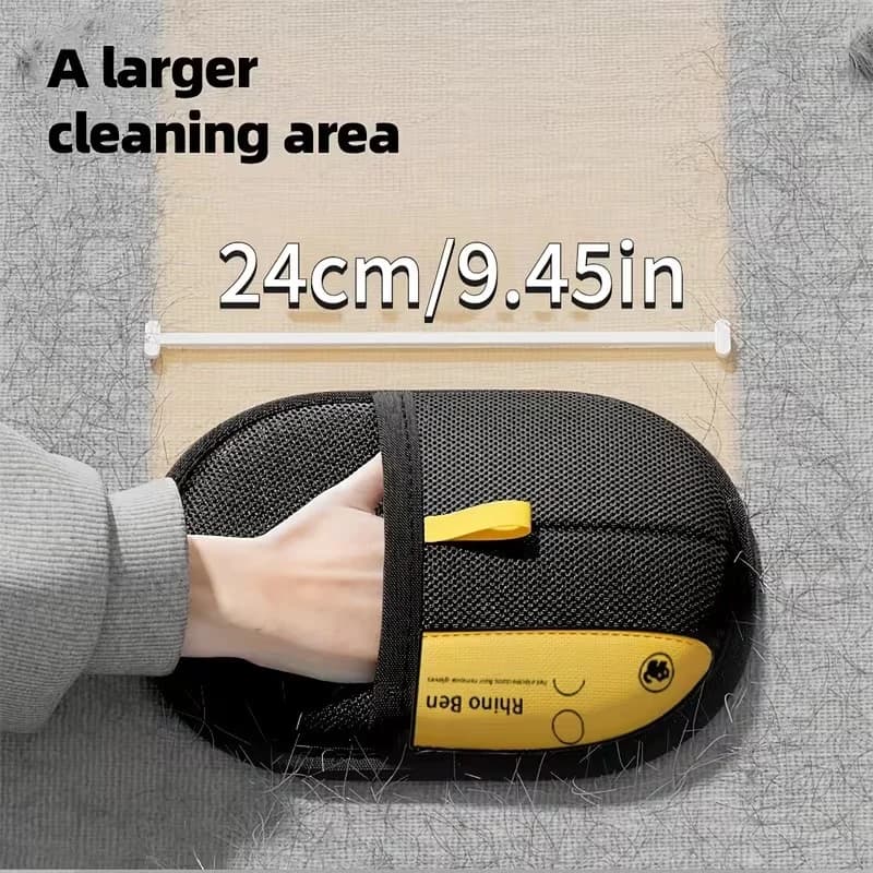 Pet Hair Removal Gloves Removes Pet Hair And Cleans Hard-to-reach Areas Ideal for Bedding,Clothing,Sofas, Blankets Cat Dog Beds - 4