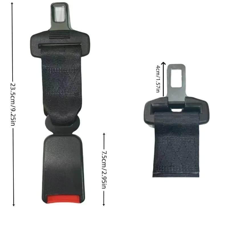 1-20PCS Universal Car Seat Belt Extender Adjustable Auto Seatbelt Extension with Buckle for Pregnancy Plus Size Adults - 6