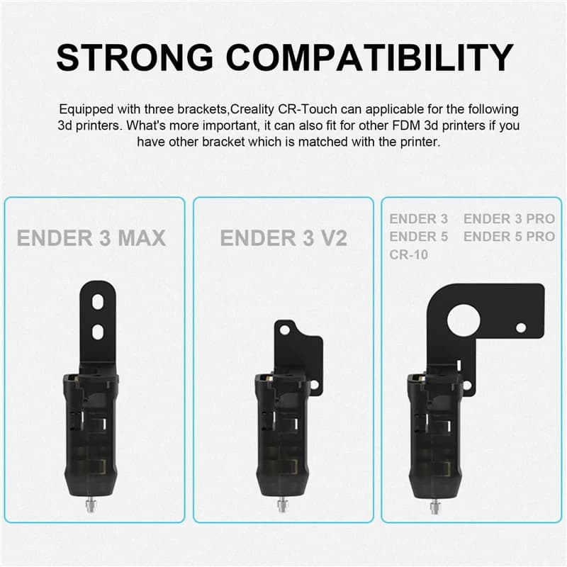 مجموعة استشعار تسوية تلقائية لسرير طابعة ثلاثية الأبعاد CREALITY CR Touch لموديلات Ender 3/ Ender-3 Pro/Ender-3 V2/ Ender 5/CR-10 - 6