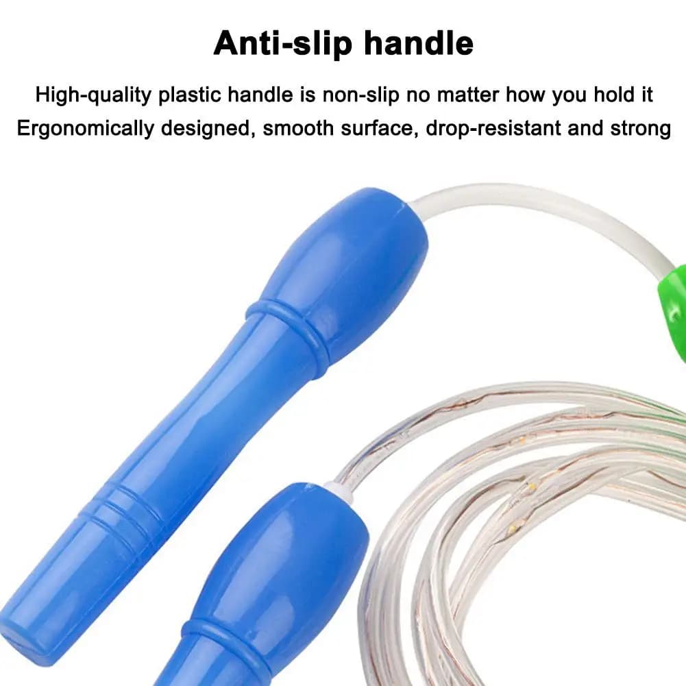 1pcs LED Luminous Jump Ropes Skipping Rope Sport Speed Ropes For Kids Night Exercise Fitness Training Light Up Led Skipping Rope - 6