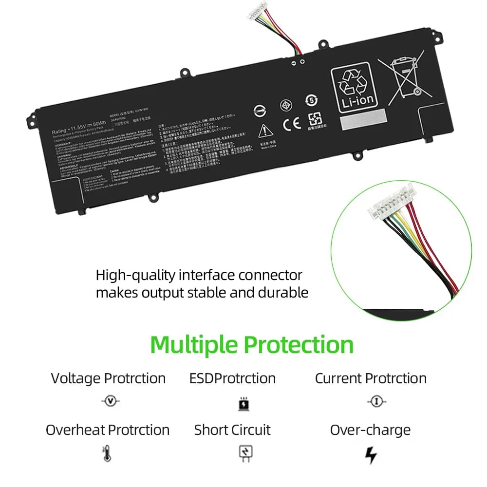 SKOWER C31N1905 Laptop Battery ASUS VivoBook S433F S433FL Adolbook adol14z adol14flc S4600F S5600F - 3