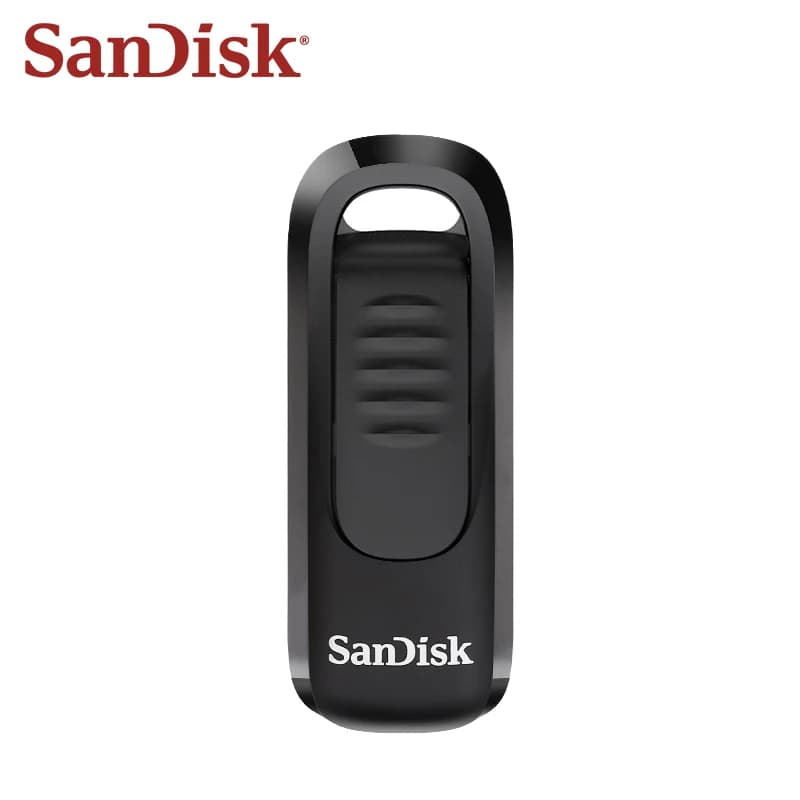 محرك أقراص فلاش Sandisk CZ480 USB 3.2 بسعات 64 جيجابايت و 128 جيجابايت و 256 جيجابايت، عالي السرعة، نوع C، ذاكرة Ultra Slider، محرك أقراص صغير U Disk - 2