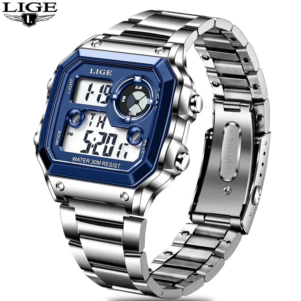 LIGE 2023 NEW Luxury Brand Men Watch Military Digital Watches Sport Wristwatch Mens Waterproof Clock Male Relogio Masculino - 6